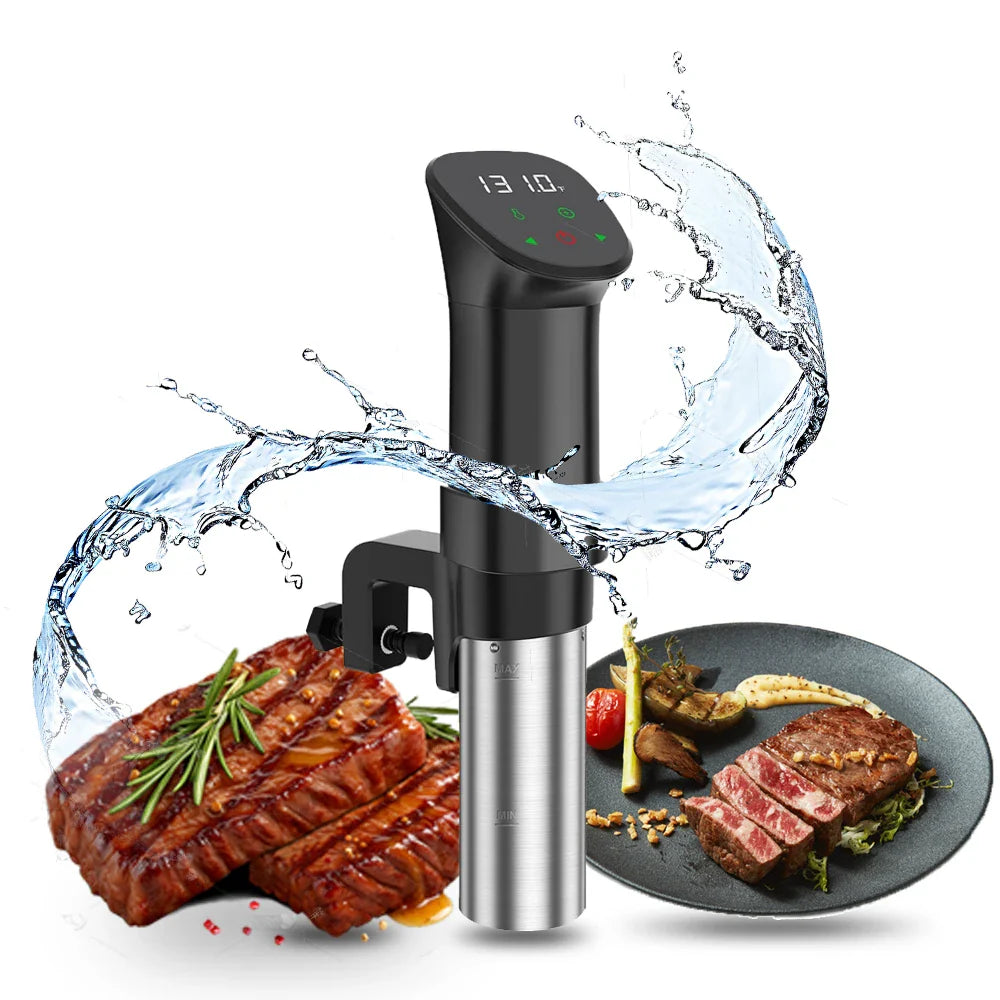 Gison 1800W Waterproof Vacuum Sous Vide Cooker Immersion Kitchen Cooking Tool With LED Digital Display Smart Slow Cooker Heater