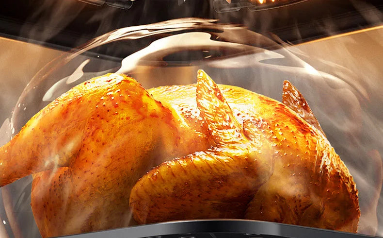 Air Frying Oven Steaming and Baking Integrated Electric Oven Household Multi-functional Visual Model Fumes-free Baking Fryer