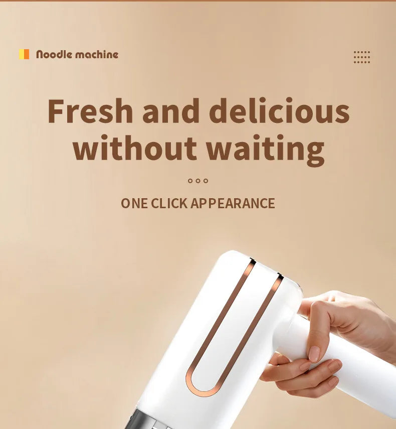 Electric Cordless Noodle Maker Portable Noodle Press Home Appliances Outdoor Kitchen Home Breakfast Smart Noodle Maker Household