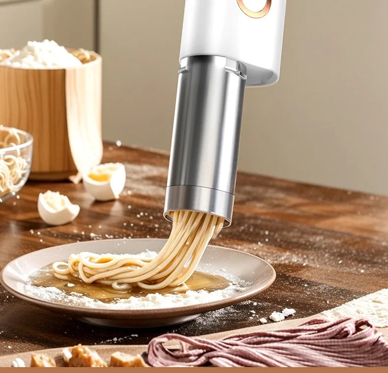Electric Cordless Noodle Maker Portable Noodle Press Home Appliances Outdoor Kitchen Home Breakfast Smart Noodle Maker Household