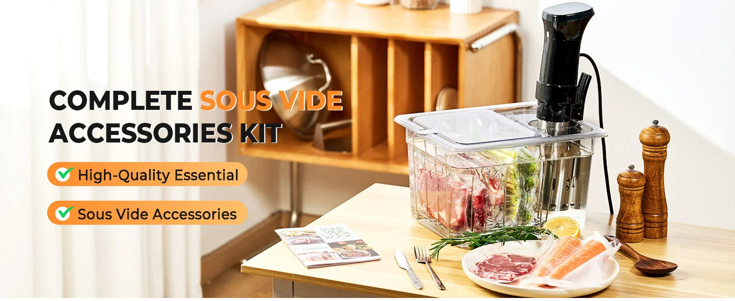 Gison 1800W Waterproof Vacuum Sous Vide Cooker Immersion Kitchen Cooking Tool With LED Digital Display Smart Slow Cooker Heater