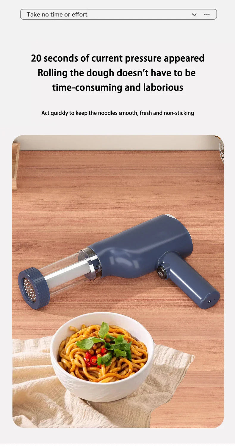 New Multi-functional Kitchen Automatic Hand-held Noodle Machine Fast Noodle Press Small Household Electric Noodle Machine