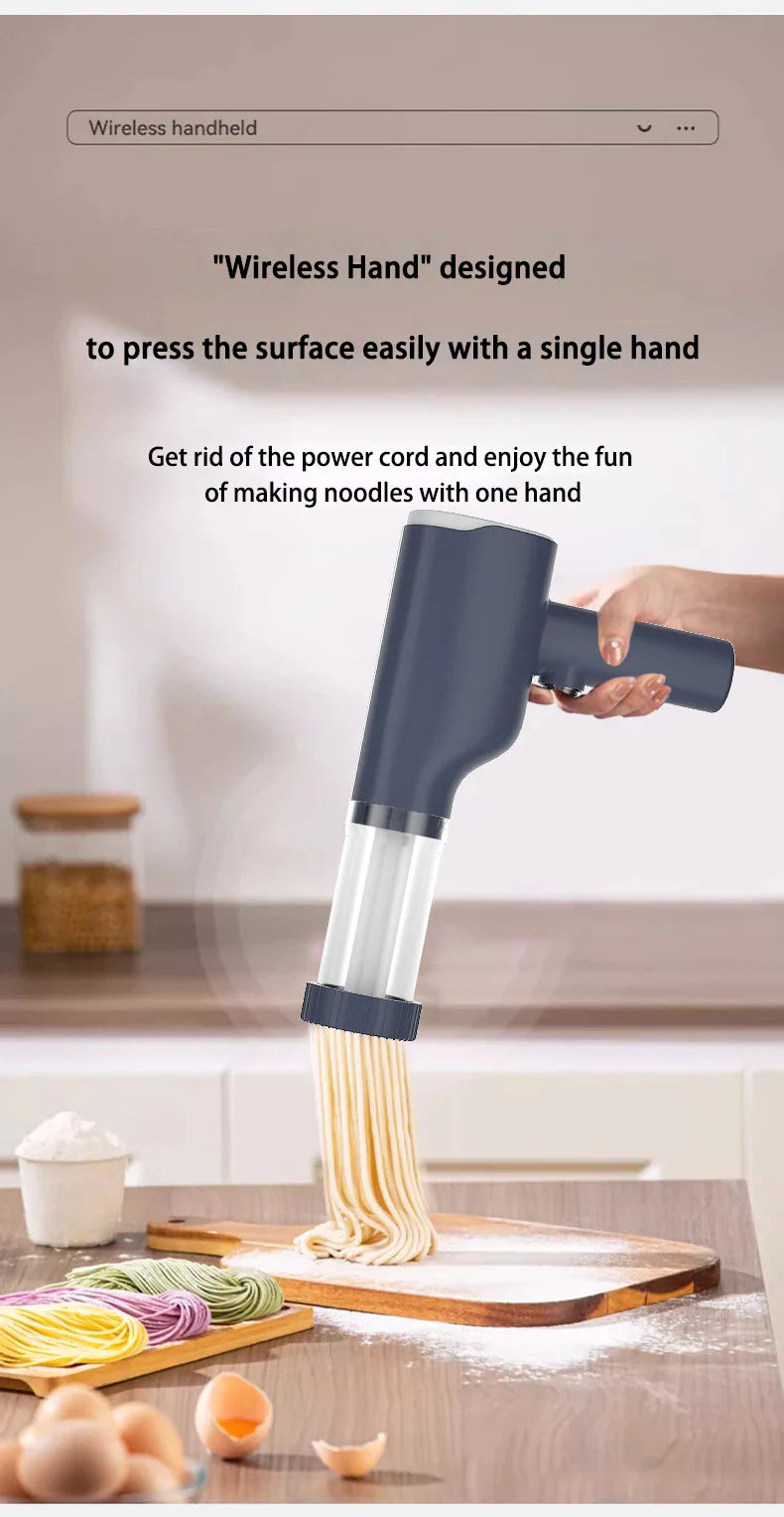 New Multi-functional Kitchen Automatic Hand-held Noodle Machine Fast Noodle Press Small Household Electric Noodle Machine