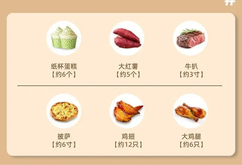 220V 8.5L Air Fryer Automatic Electric Oven No Turning Over New Large-capacity Multi-function Intelligent Oil-free Integration