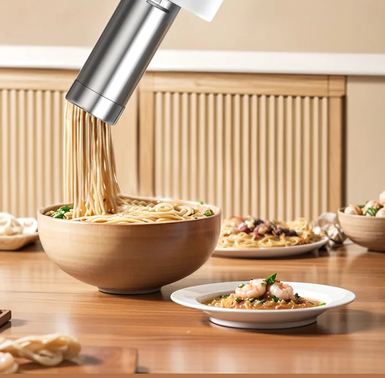 Electric Cordless Noodle Maker Portable Noodle Press Home Appliances Outdoor Kitchen Home Breakfast Smart Noodle Maker Household